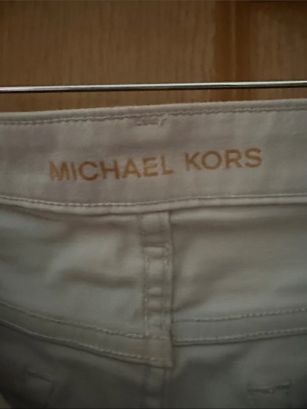 Michael Kors Men’s Slim Straight Jeans — Light Taupe